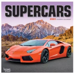 Brown Trout Supercars 2023 Mini Calendar - Calendars