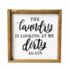 Backyard Expressions "Dirty Laundry" 12" x 12" Wooden Frame Sign - 910492 - Wall Decor -Hearth & Home Store 0a0885b68627d6b9fcab975c5604a95d563e0d85 2022017870