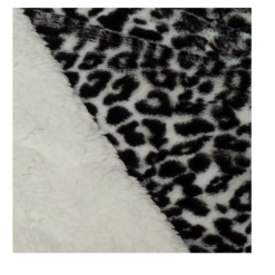 URBAN DEER White Leopard Printed Fur Reversible to White Sherpa 50x 60 Throw - RK-FURSH-CLEO - Blankets & Bedspreads -Hearth & Home Store 0c9ecbedc288cfe60111f20a5310a18c6ab2ceb6 490932031 1