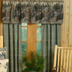 Kimlor Black Bear Valance - Bedding