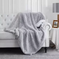 Trail Creek Snuggly Sherpa Throw Blanket, Charcoal Grey - RK-TEDSH-CHAR - Blankets & Bedspreads 10 Trail Creek Snuggly Sherpa Throw Blanket, Charcoal Grey - RK-TEDSH-CHAR - Blankets & Bedspreads -Hearth & Home Store 10ad047f19cf848faf1aeca51a5b30d12d848f8e 490931843 4