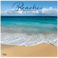 Brown Trout Beaches 2023 Square Foil Calendar - Calendars