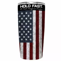 Kerusso Dual Wall Stainless Steel Flag Mug, 20 oz. - MUGS206 - Tumblers
