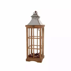 Glitzhome Farmhouse Wood Metal Lantern Set - 1107203555 - Novelty Lighting 11 Glitzhome Farmhouse Wood Metal Lantern Set - 1107203555 - Novelty Lighting -Hearth & Home Store 13783e38aef088c8a7da5b98e71009d98ebed556 93430255 3