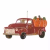 Glitzhome 25 Inch Metal Rusty Truck Yard Stake, Standing Décor, or Hanging Décor - 1203202908 - Yard Decor