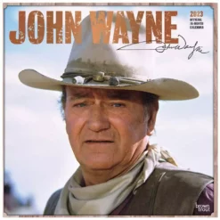 Brown Trout John Wayne 2023 Square Foil Calendar - Calendars