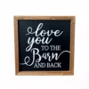 Backyard Expressions "To the Barn and Back" 18" x 18" Wooden Frame Sign - 910494 - Wall Decor -Hearth & Home Store 19738b7ad9ae689e221a248933ed3dc3ba85936f 2022017872