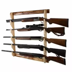 Rush Creek Creations 5 Gun Wall Rack 370036 - Storage Furniture -Hearth & Home Store 1 35 120