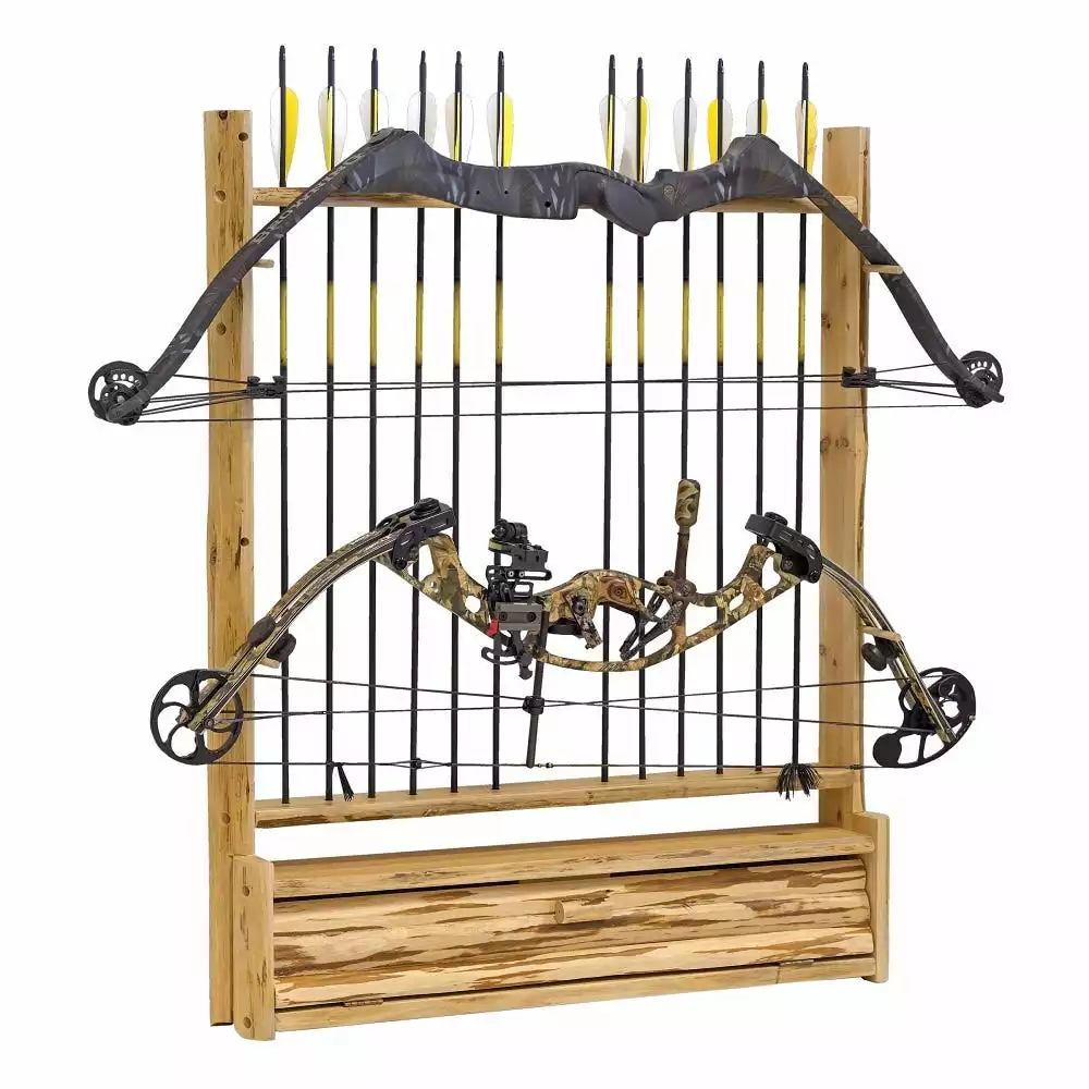 Rush Creek Creations 2 Bow 12 Arrow Wall Storage Rack 370039 - Storage Furniture 6 Rush Creek Creations 2 Bow 12 Arrow Wall Storage Rack 370039 - Storage Furniture - Image 4