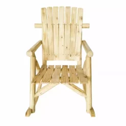 Maple Ridge Natural Log Rocker - 89-619-0204 - Furniture
