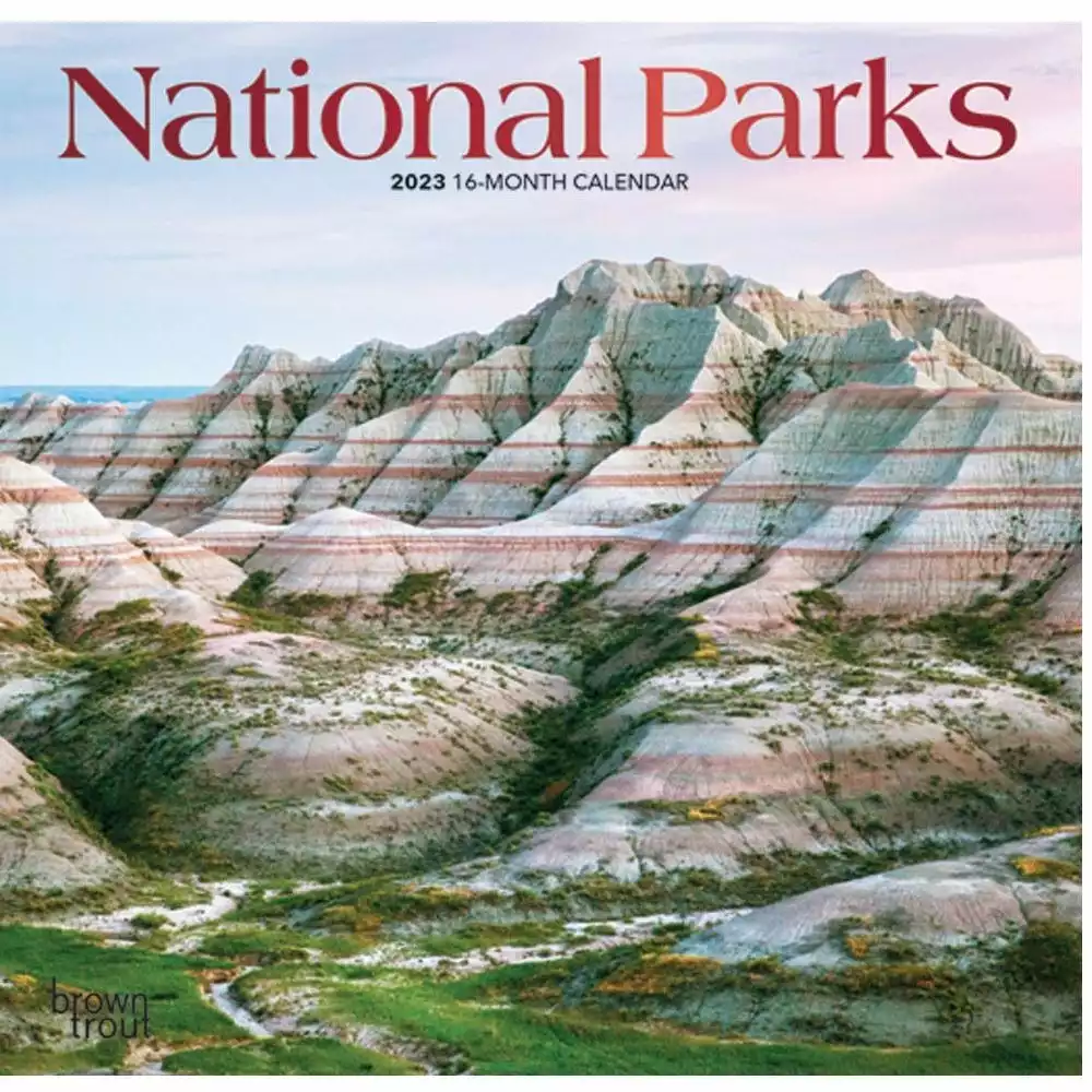 Brown Trout National Parks 2023 Mini 7x7 Foil Calendar - Calendars 3 Brown Trout National Parks 2023 Mini 7x7 Foil Calendar - Calendars