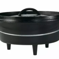 Lodge Cast Iron 4 Quart Camp Dutch Oven L10CO3 - Cookware