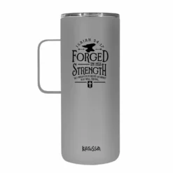Kerusso Dual Wall Stainless Steel Forged Mug with Handle, 22 oz. - MUGS228 - Tumblers