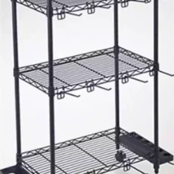 Organized Fishing Rolling Wire Tackle Trolley WFR012 - Storage Furniture
