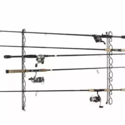 Organized Fishing 9capacity Wire Horizontal Ceiling Rack WHR009 - Storage Furniture