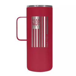 Kerusso Dual Wall Stainless Steel Fear Not Flag Mug with Handle, 22 oz. - MUGS226 - Tumblers