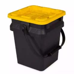 Tough Box 5-Gallon Bucket with Lid - 5GTBXBKTBY - Baskets & Bins