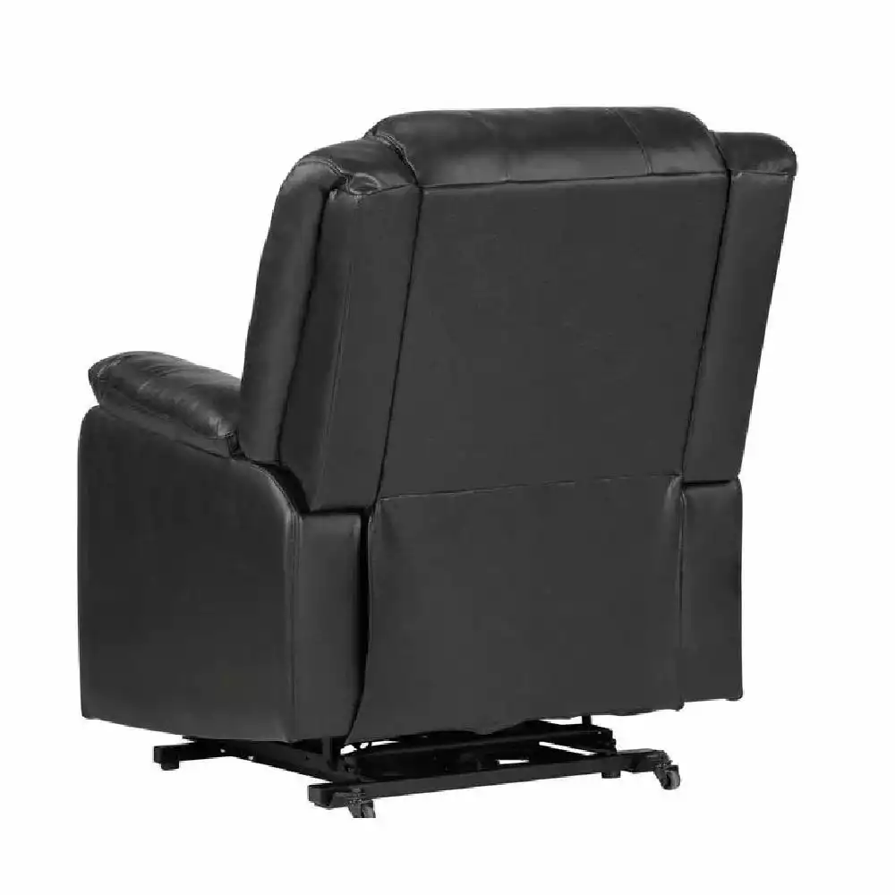 Lane Buxton Faux Leather Power Lift Recliner Chair, Charcoal - 40029-15-04 - Living Room Furniture 4 Lane Buxton Faux Leather Power Lift Recliner Chair, Charcoal - 40029-15-04 - Living Room Furniture - Image 2