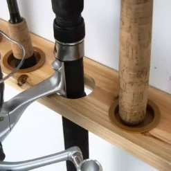 Rush Creek TwoPiece 6 Fishing Rod Wall & Ceiling Storage Rack 370019 - Storage Furniture -Hearth & Home Store 2 7 356