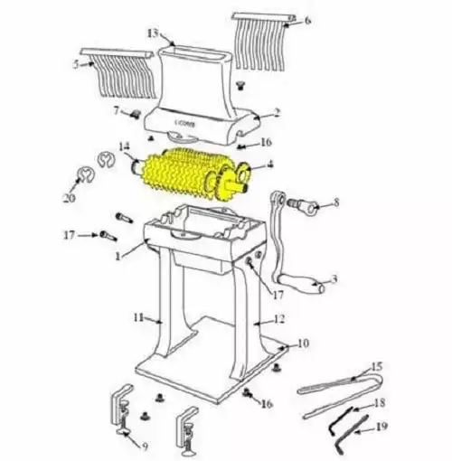 Weston Meat Cuber/Tenderizer Blade Rack Set Part for 07 3101 W A 07 4101 RT 07 3103 W - Food Prep & Processors 4 Weston Meat Cuber/Tenderizer Blade Rack Set Part for 07 3101 W A 07 4101 RT 07 3103 W - Food Prep & Processors - Image 2