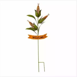 Various Brands 36" Metal Corn Welcome Stake - JKC00616 - Porch Seasonal Decor