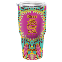 Kerusso Dual Wall Stainless Steel Bless The Lord Mug, 30 oz. - MUGS201 - Tumblers