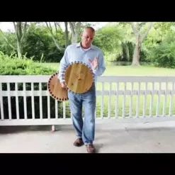 Rush Creek Creations 30 Fishing Rod Spinning Round Storage Rack 370030 - Storage Furniture