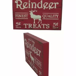 Various Brands Reindeer Tabletop Word Sign JK35616RK JK35616RK - Décor