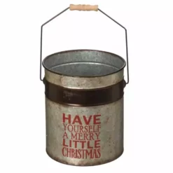 Various Brands Galvanized Metal Bucket JK46286S - Décor