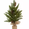 Various Brands Small Christmas Tree with Burlap JK95541 - Décor