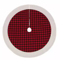 Various Brands Plaid Tree Skirt JK17481RK - Décor