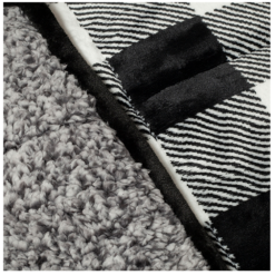 Pur Serenity 15 lb. Machine Washable Velvet Reversibe to Sherpa Black and White Buffalo Check 48 x 72 Weighted Blanket - RK-VELSH-15 - Blankets & Bedspreads 7 Pur Serenity 15 lb. Machine Washable Velvet Reversibe to Sherpa Black and White Buffalo Check 48 x 72 Weighted Blanket - RK-VELSH-15 - Blankets & Bedspreads -Hearth & Home Store 360e4fcb9b48fab8347a20852eb0f9b9f3d9b358 490932044 1