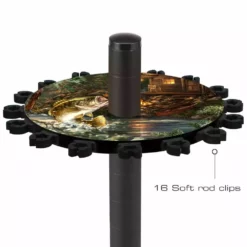 Rush Creek Creations Bass 16 Fishing Rod Storage Rack 383000 - Storage Furniture -Hearth & Home Store 3 8 34