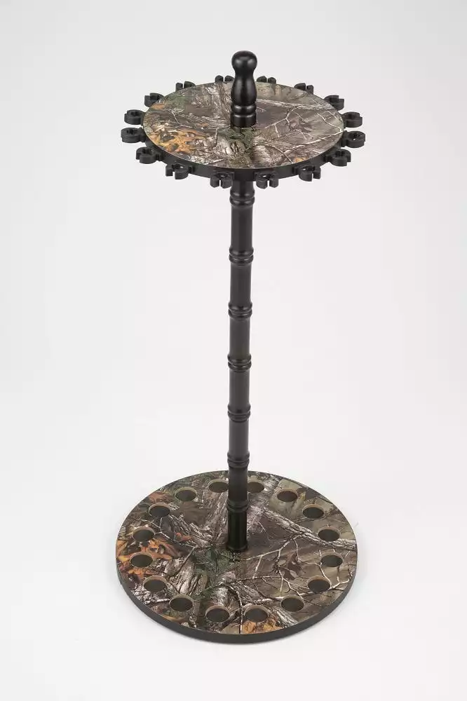 Rush Creek Creations REALTREE 16 Fishing Rod Round Storage Rack 397009 - Storage Furniture 4 Rush Creek Creations REALTREE 16 Fishing Rod Round Storage Rack 397009 - Storage Furniture - Image 2