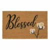 Avera Products Blessed Cotton Bloom Coir Mat, 17" x 29" - ADR016 - Décor -Hearth & Home Store 3b0897dfc0c129b3796495ee76e4d93d124c38a7 53564010