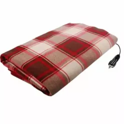 Various Brands 12V Plaid Heated Travel Blanket - HB12VPLAID - Blankets & Bedspreads