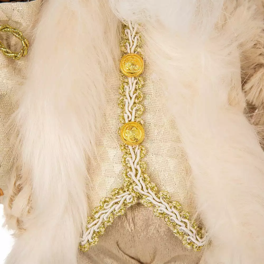 Glitzhome Standing Santa Figurine - 1114202569 - Christmas Decor 5 Glitzhome Standing Santa Figurine - 1114202569 - Christmas Decor - Image 3