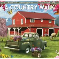 Brown Trout A Country Walk 2023 Square Hopper Calendar - Calendars