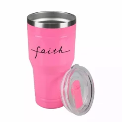 Lincoln Outfitters "Faith" 30 oz. Religious Tumbler, Pink - 89-636-0204 - Tumblers -Hearth & Home Store 438f9feeaf46c14d42097e6c752ceae810537d56 32631059 3