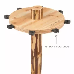 Rush Creek Creations 8 Fishing Rod Round Storage Rack 370067 - Storage Furniture -Hearth & Home Store 4 4 192