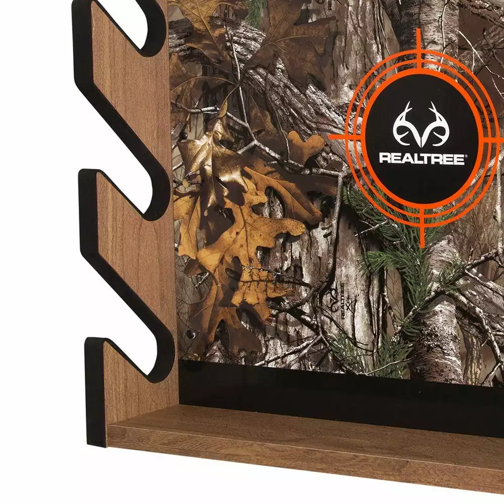 Rush Creek Creations Realtree Camo 4 Gun Wall Rack 394004 - Storage Furniture 7 Rush Creek Creations Realtree Camo 4 Gun Wall Rack 394004 - Storage Furniture - Image 5