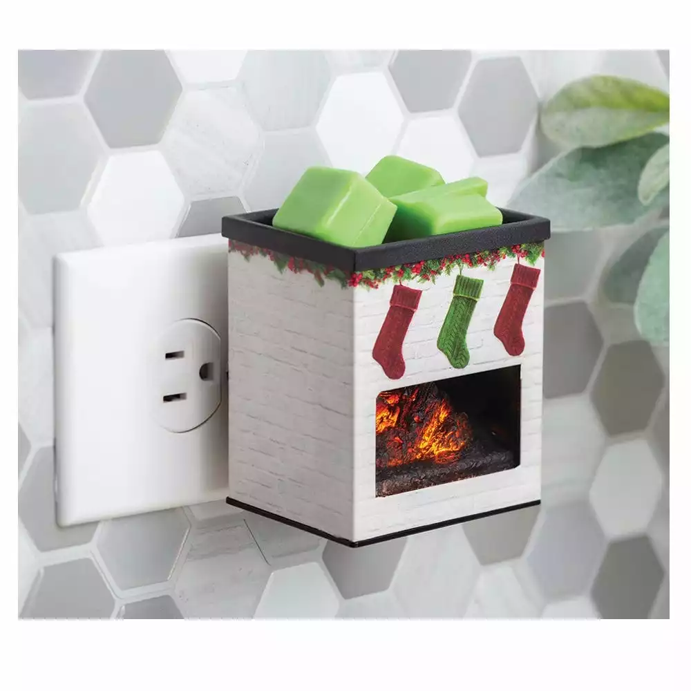 Candle Warmers Etc. Holiday Fireplace Pluggable Warmer - P2CRS 4 Candle Warmers Etc. Holiday Fireplace Pluggable Warmer - P2CRS - Image 2