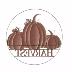 Glitzhome 22" Metal Pumpkin Harvest Hanger - JKC02303 - Porch Seasonal Decor -Hearth & Home Store 4d824cc61ac85c1eb9592289db49b05712422c67 14730035 1