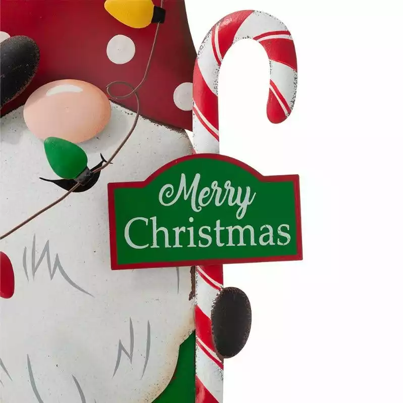 Various Brands 36" Metal Gnome Yard Stake - JKC01706RK - Porch Seasonal Decor 5 Various Brands 36" Metal Gnome Yard Stake - JKC01706RK - Porch Seasonal Decor - Image 3