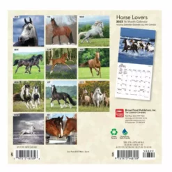 Brown Trout Horse Lovers 2023 Mini 7x7 Foil Calendar - Calendars -Hearth & Home Store 550972272d945cb188c361b62d459372346a183f 2022023747 1