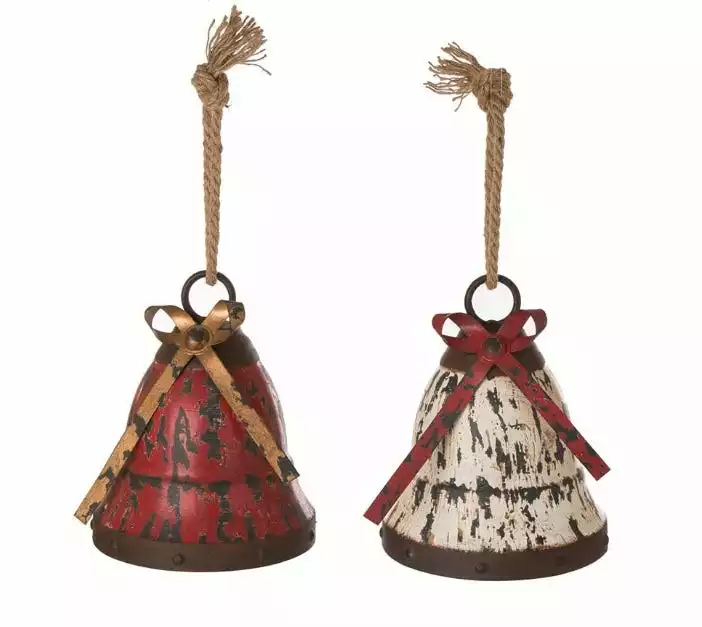 Various Brands Distressed Metal Bell - JK77619 - Décor 3 Various Brands Distressed Metal Bell - JK77619 - Décor