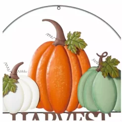 Glitzhome 22" Metal Pumpkin Harvest Hanger - JKC02303 - Porch Seasonal Decor -Hearth & Home Store 57859a72ce6c9376f6f2ebf2280d5f0a8f8805a5 14730035 2
