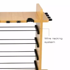 Rush Creek Creations 14 Fishing Rod Storage Rack with Four Bait Bin Storage 382002 - Storage Furniture -Hearth & Home Store 5 6 26