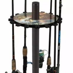 Rush Creek Creations Bass 16 Fishing Rod Storage Rack 383000 - Storage Furniture -Hearth & Home Store 5 6 27