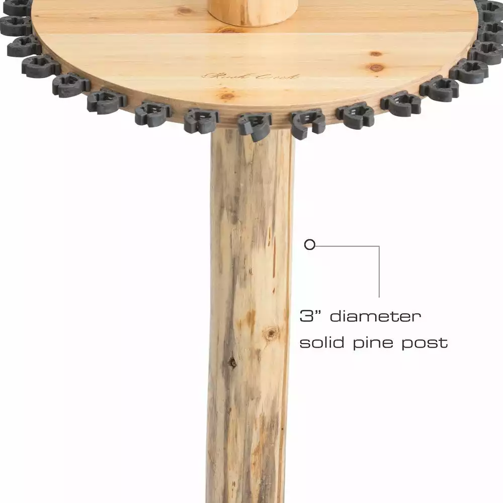 Rush Creek Creations 30 Fishing Rod Spinning Round Storage Rack 370030 - Storage Furniture 7 Rush Creek Creations 30 Fishing Rod Spinning Round Storage Rack 370030 - Storage Furniture - Image 5